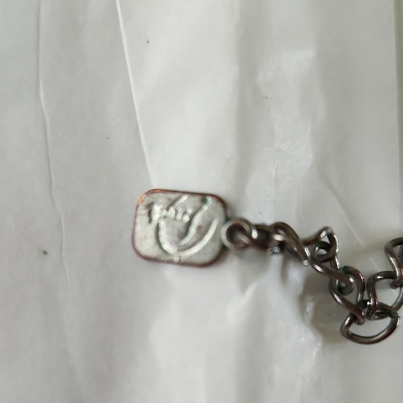 Elegant Orange and Silver Pendant Necklace - Picture 9 of 13